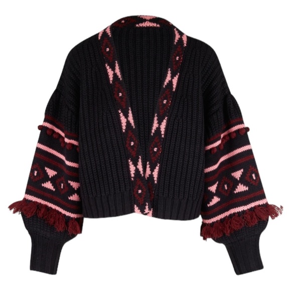 SACHIN & BABI Landon Knit Boho Cardigan - Picture 3 of 10